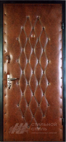 Дверь «Дверь ДЧ №41» c отделкой Винилискожа